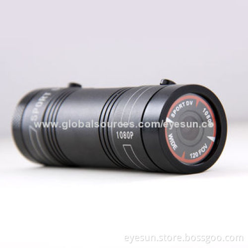 H.264 HD 1080P Portable Action Camera with Waterproof, Photo/Video Function, Supports 2-32GB TF Card